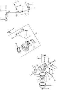 Part Location Diagram of KH-52-041-09-S Cub Cadet Gasket
